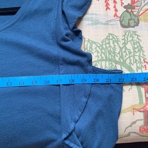 J. Jill flutter sleeve tee in teal Large EUC